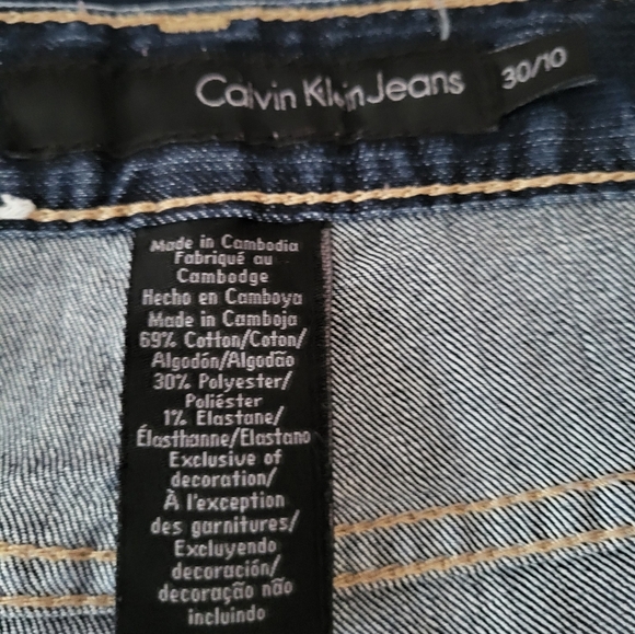 Calvin klein Women Jean's Size 30x30 - Picture 3 of 4